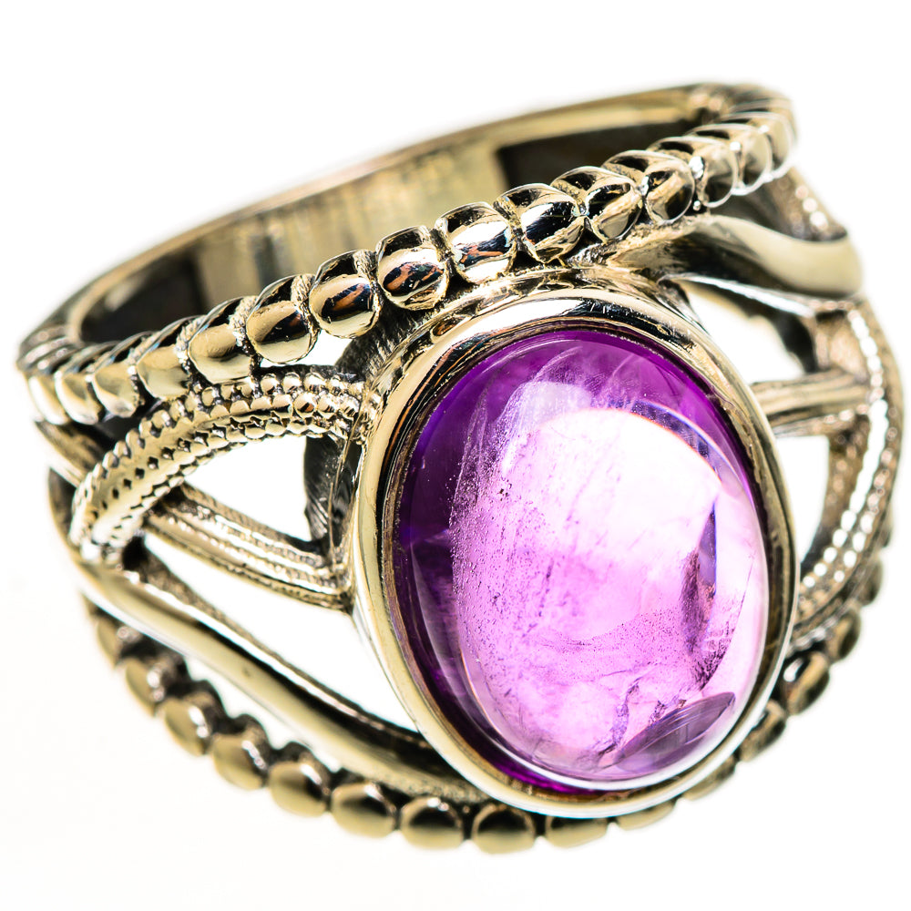 Amethyst Rings handcrafted by Ana Silver Co - RING113000 - Photo 2
