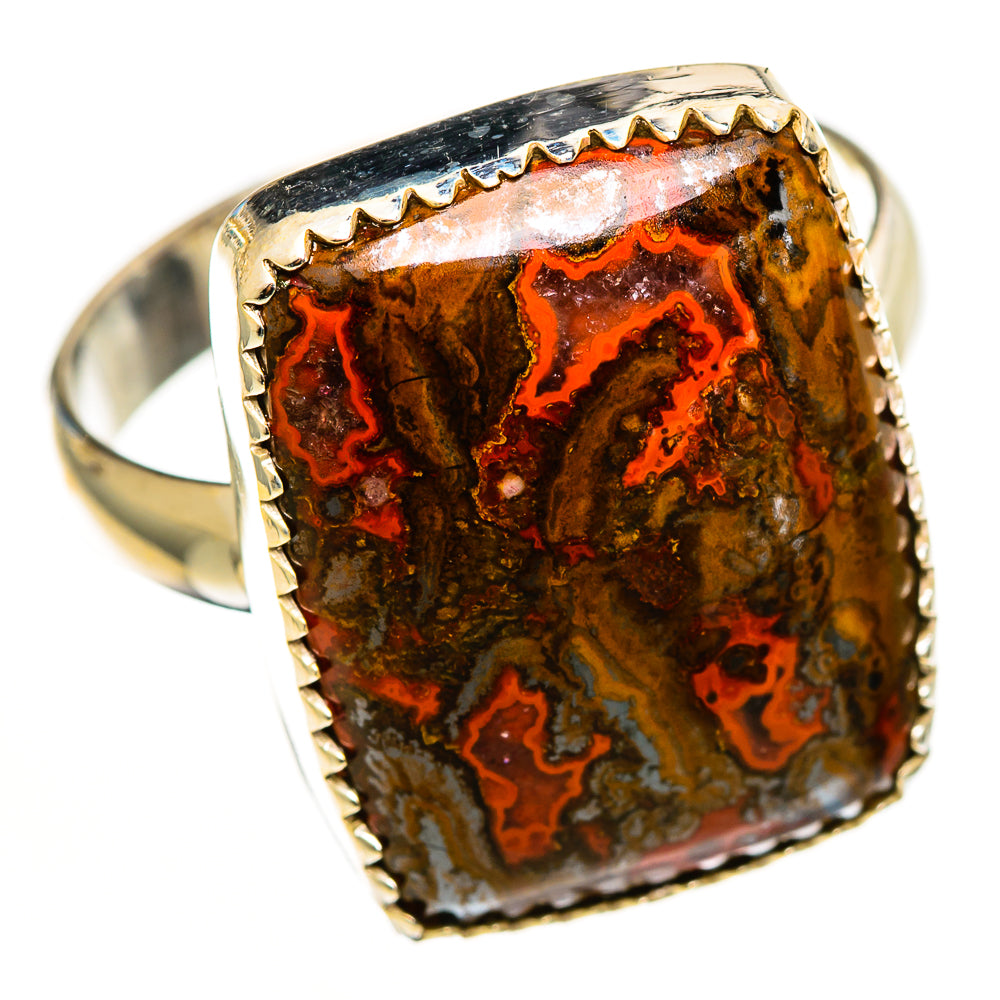 Moroccan Agate Rings handcrafted by Ana Silver Co - RING113026 - Photo 2