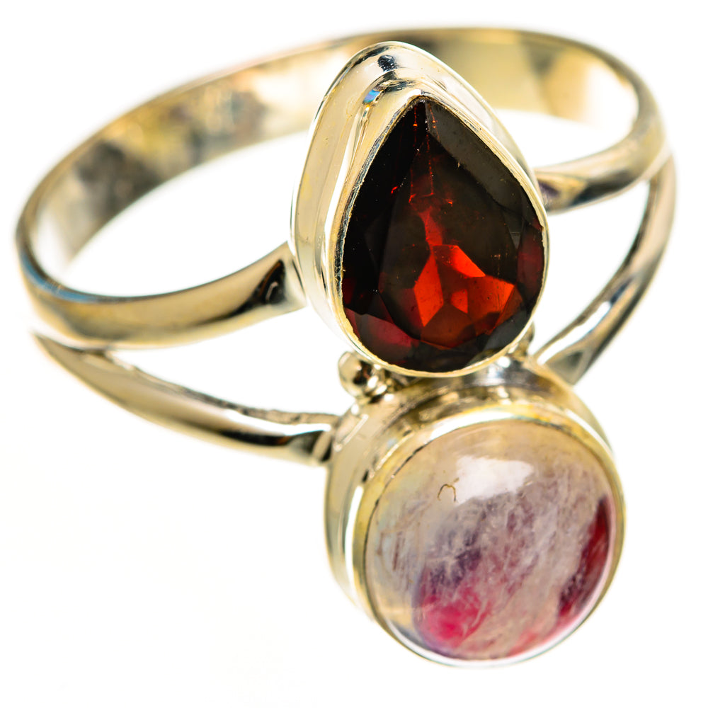 Pink Moonstone Rings handcrafted by Ana Silver Co - RING113045 - Photo 2