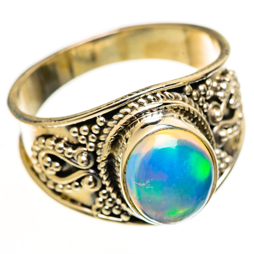 Aura Opal Rings handcrafted by Ana Silver Co - RING113050 - Photo 2