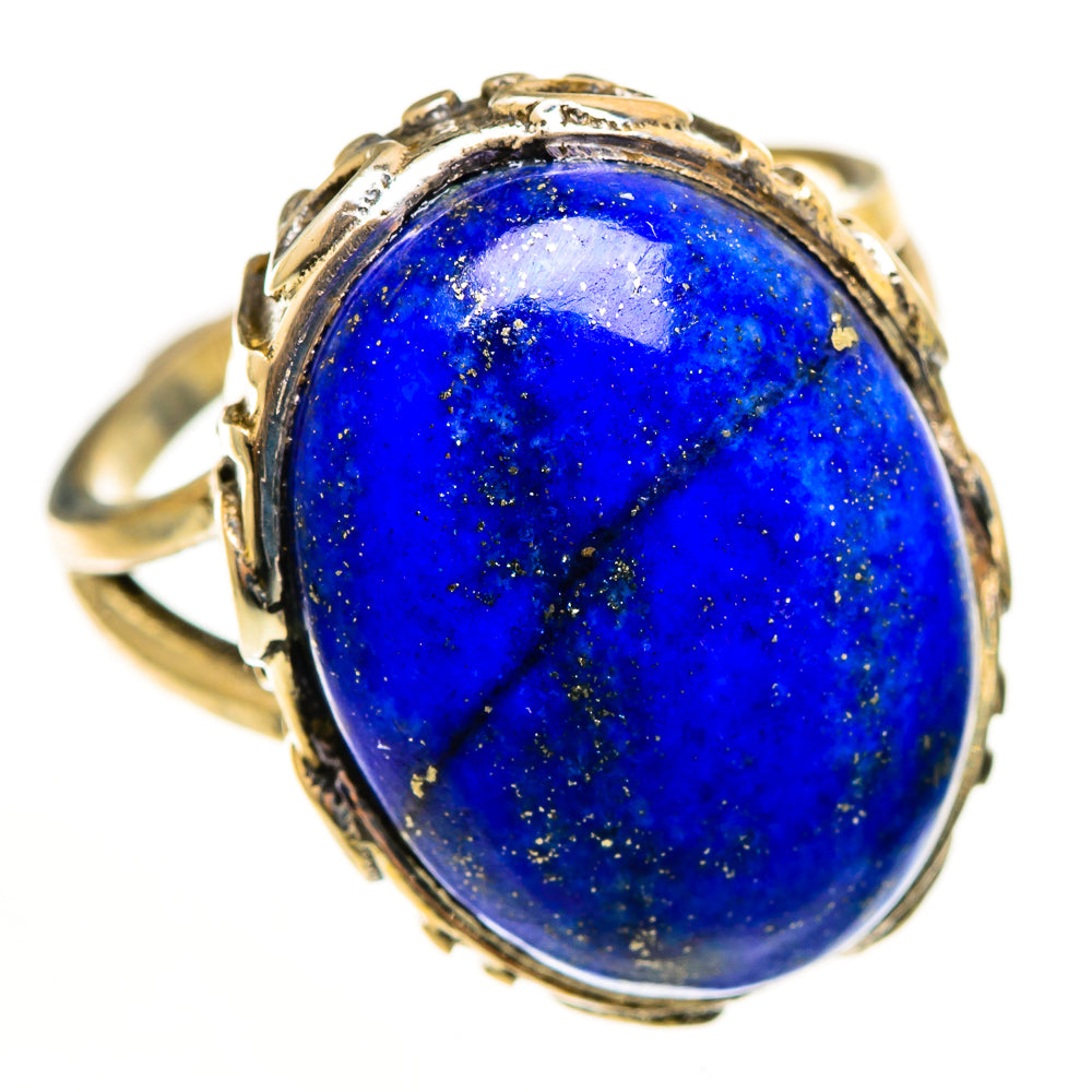Lapis Lazuli Rings handcrafted by Ana Silver Co - RING113192 - Photo 2