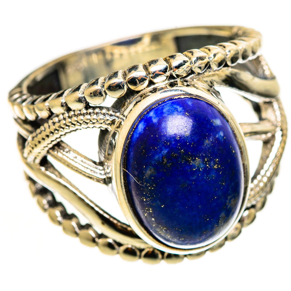 Lapis Lazuli Rings handcrafted by Ana Silver Co - RING113193 - Photo 2