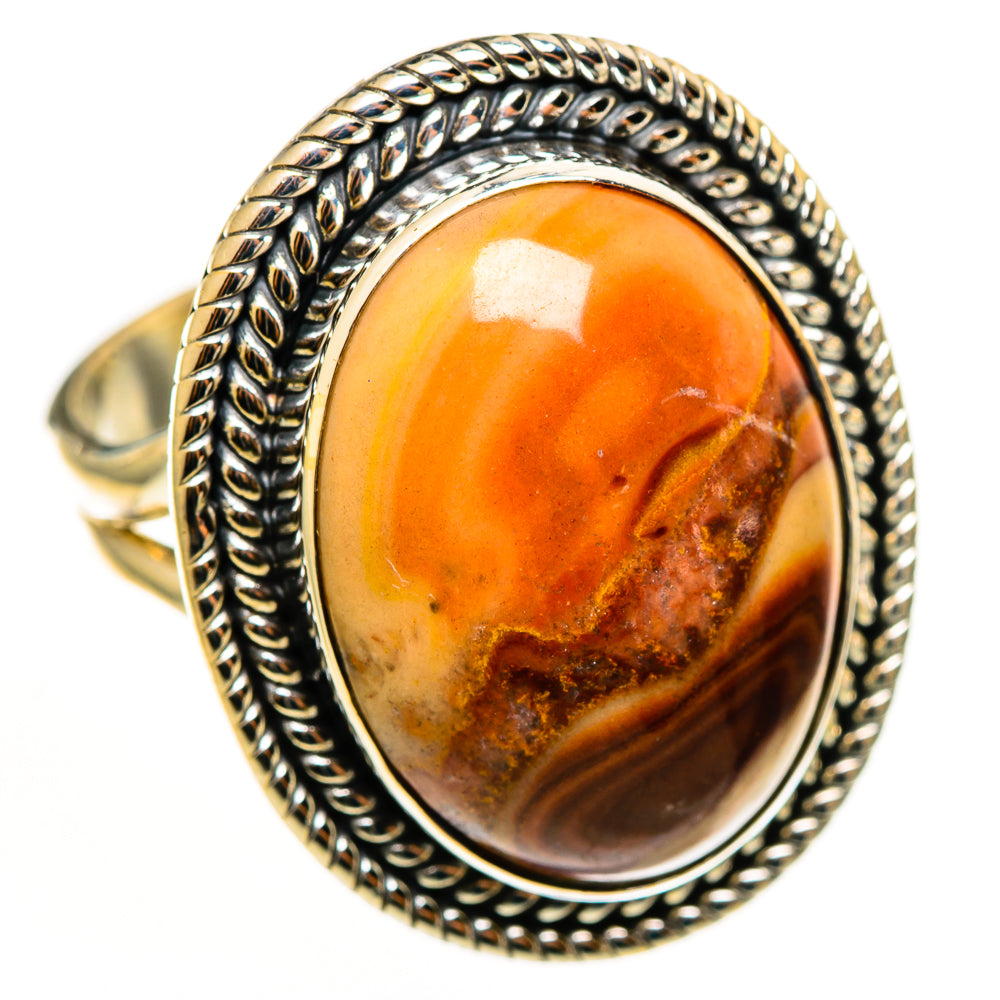 Mookaite Rings handcrafted by Ana Silver Co - RING113225 - Photo 2