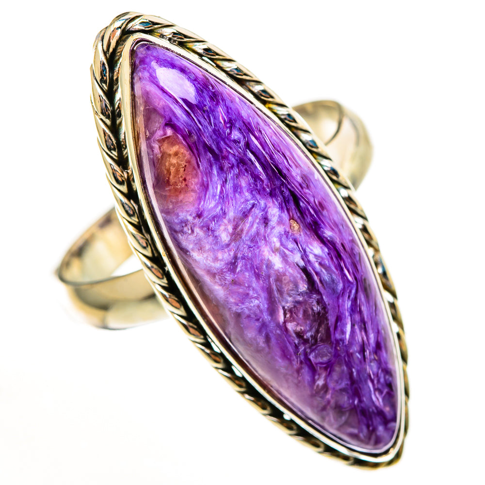 Charoite Rings handcrafted by Ana Silver Co - RING113232 - Photo 2