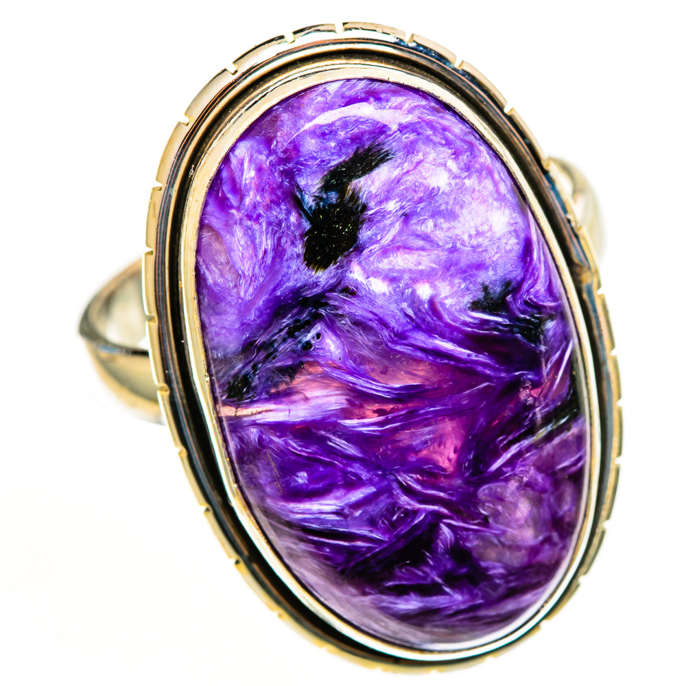 Charoite Rings handcrafted by Ana Silver Co - RING113266 - Photo 2