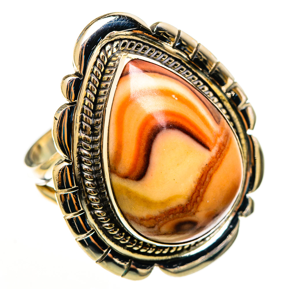 Imperial Jasper Rings handcrafted by Ana Silver Co - RING113310 - Photo 2