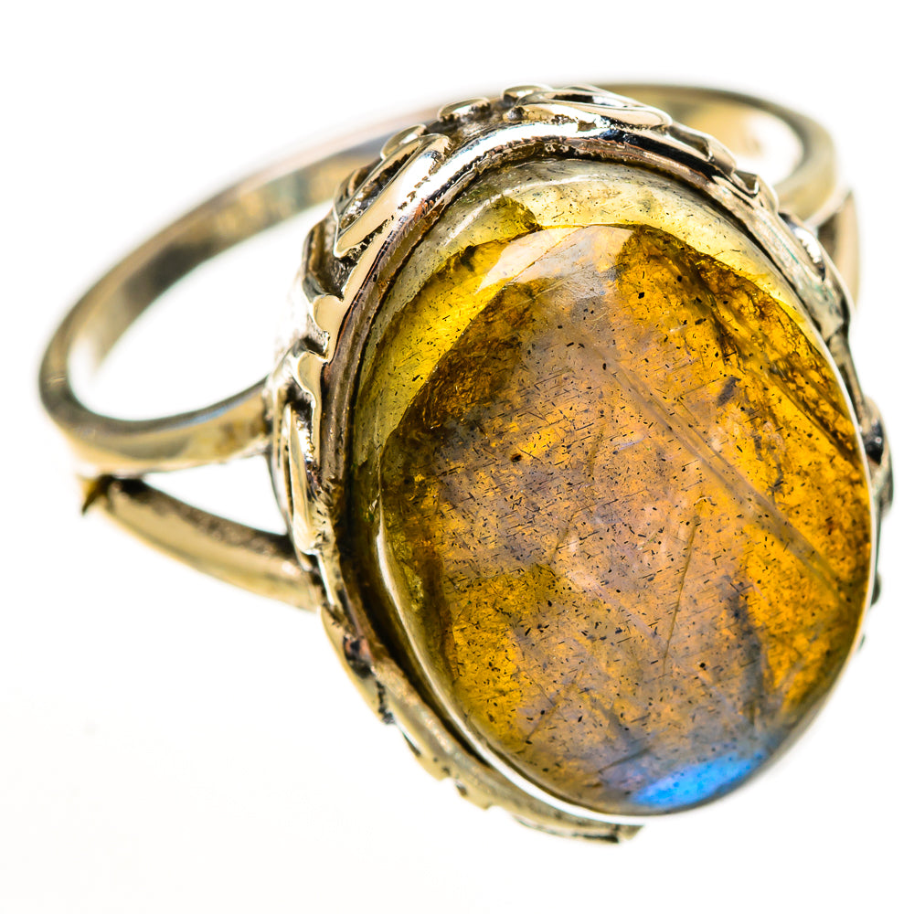 Labradorite Rings handcrafted by Ana Silver Co - RING113450 - Photo 2