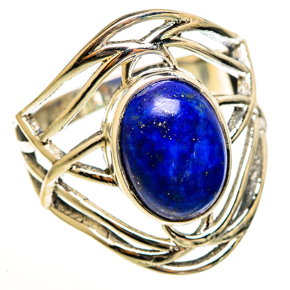 Lapis Lazuli Rings handcrafted by Ana Silver Co - RING113496 - Photo 2