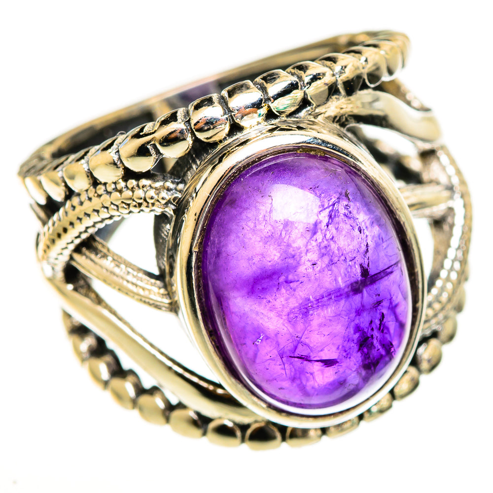 Amethyst Rings handcrafted by Ana Silver Co - RING113504 - Photo 2