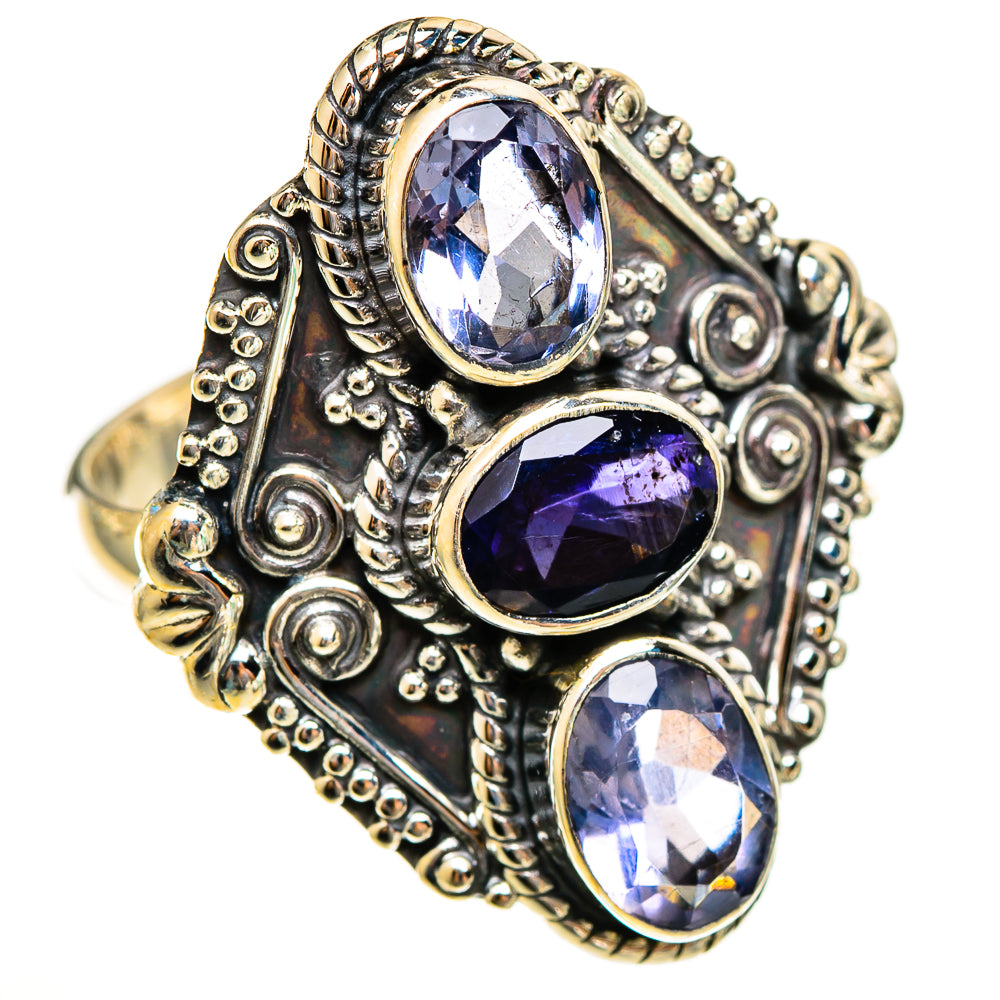 Violet Spinel Rings handcrafted by Ana Silver Co - RING113520 - Photo 2