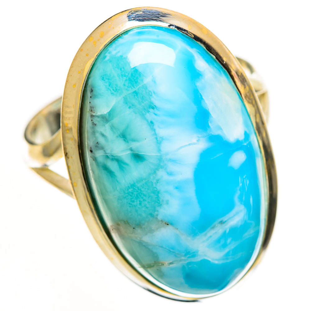 Larimar Rings handcrafted by Ana Silver Co - RING113554 - Photo 2