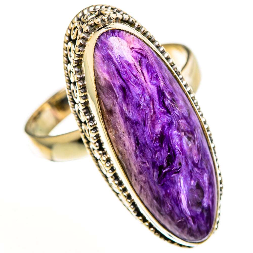 Charoite Rings handcrafted by Ana Silver Co - RING113637 - Photo 2