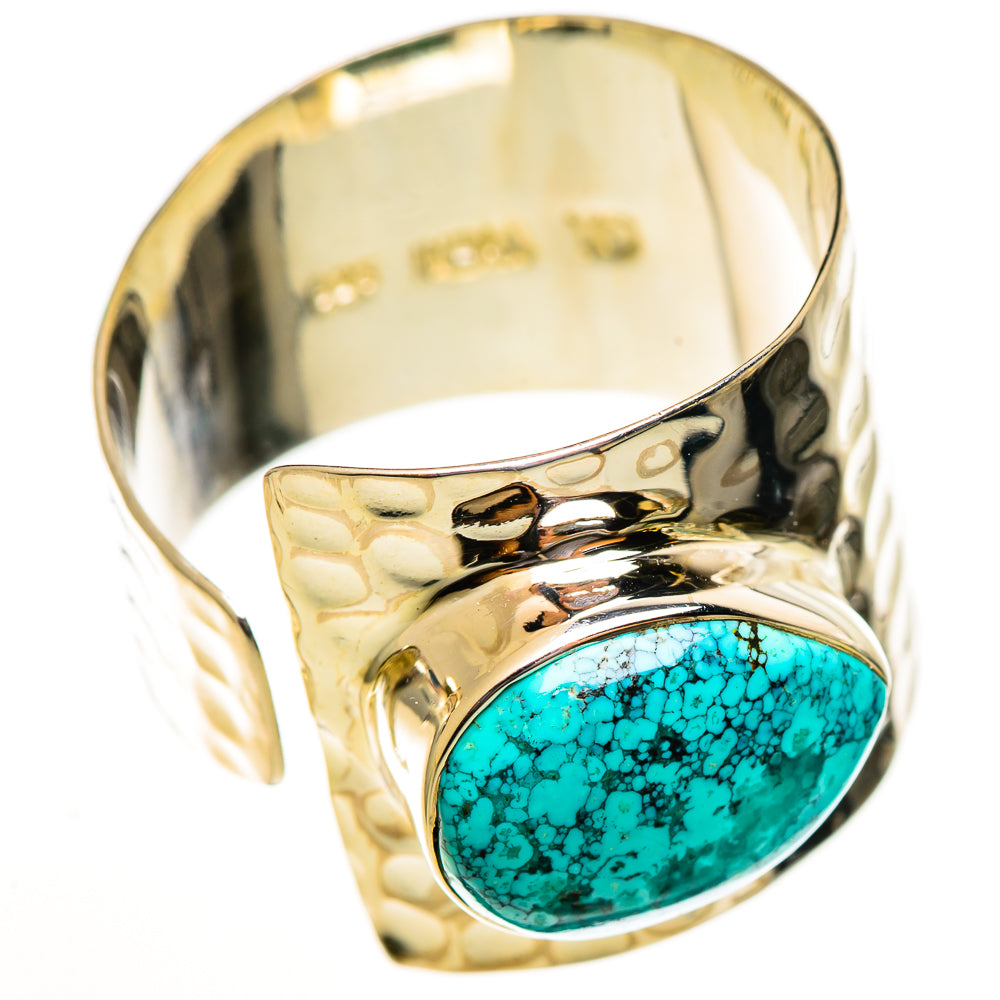 Turquoise Rings handcrafted by Ana Silver Co - RING113720 - Photo 2