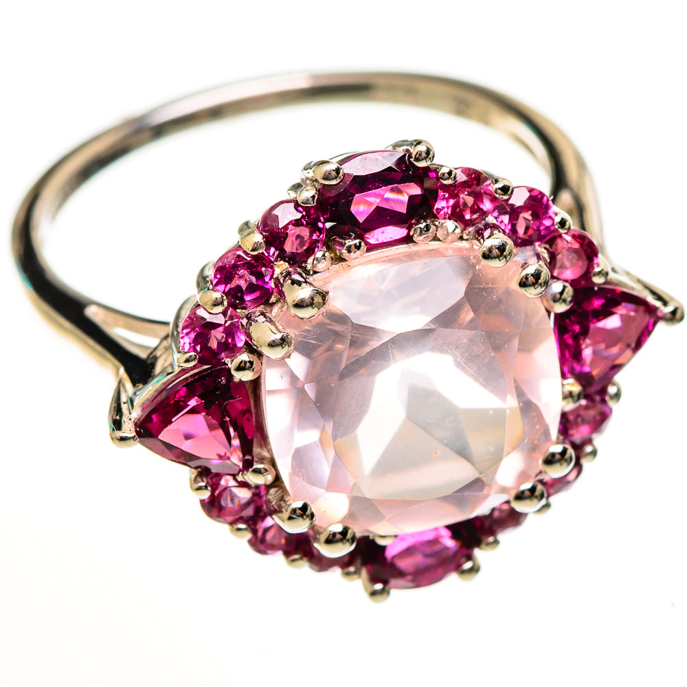 Rose Quartz Rings handcrafted by Ana Silver Co - RING113735 - Photo 2