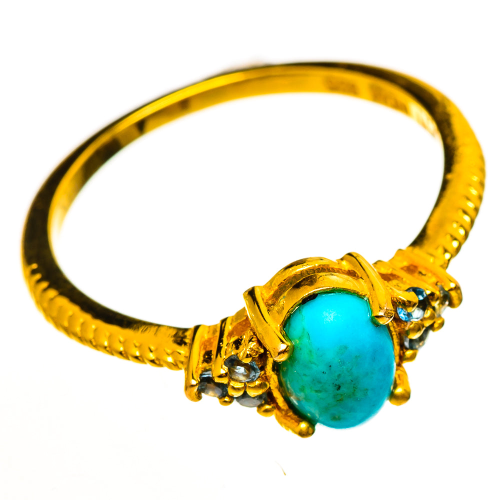 Chrysocolla Rings handcrafted by Ana Silver Co - RING113752 - Photo 2