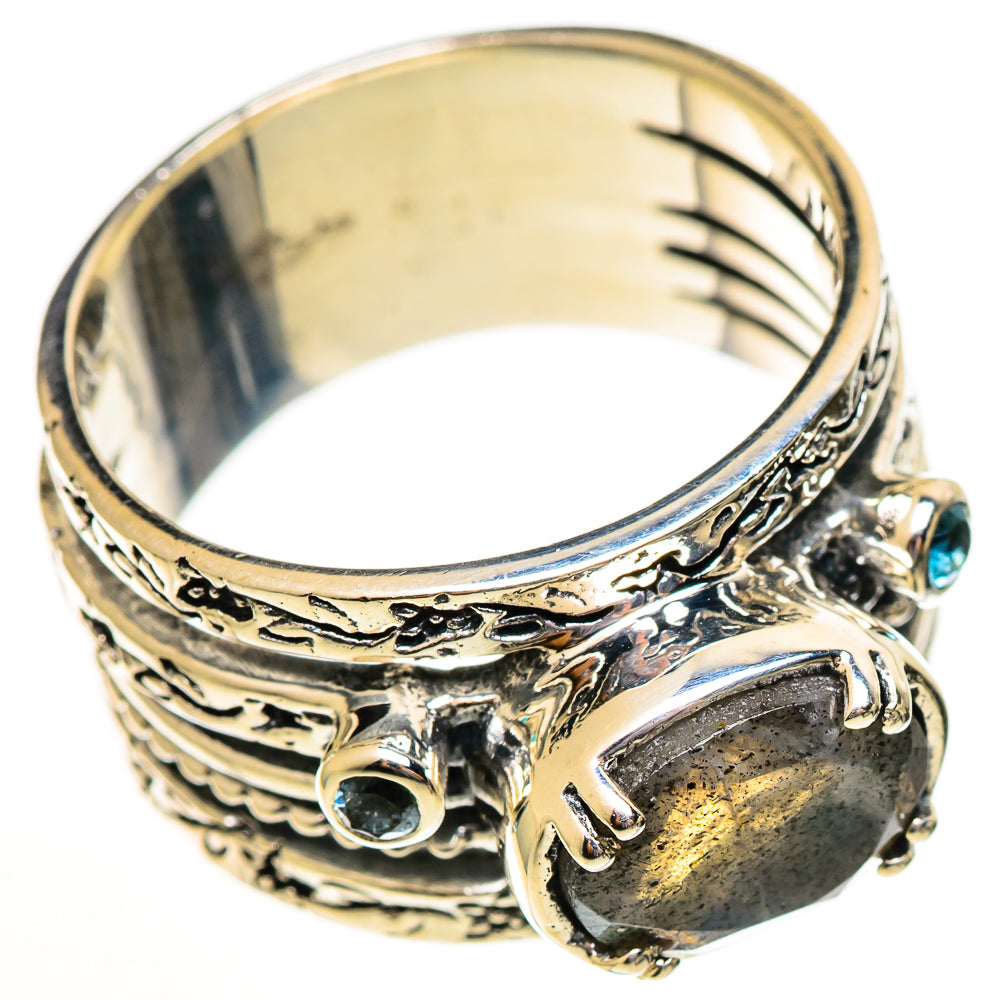 Labradorite Rings handcrafted by Ana Silver Co - RING113756 - Photo 2