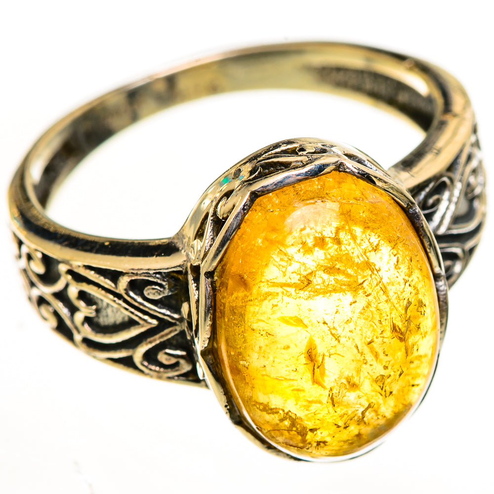 Citrine Rings handcrafted by Ana Silver Co - RING113802 - Photo 2