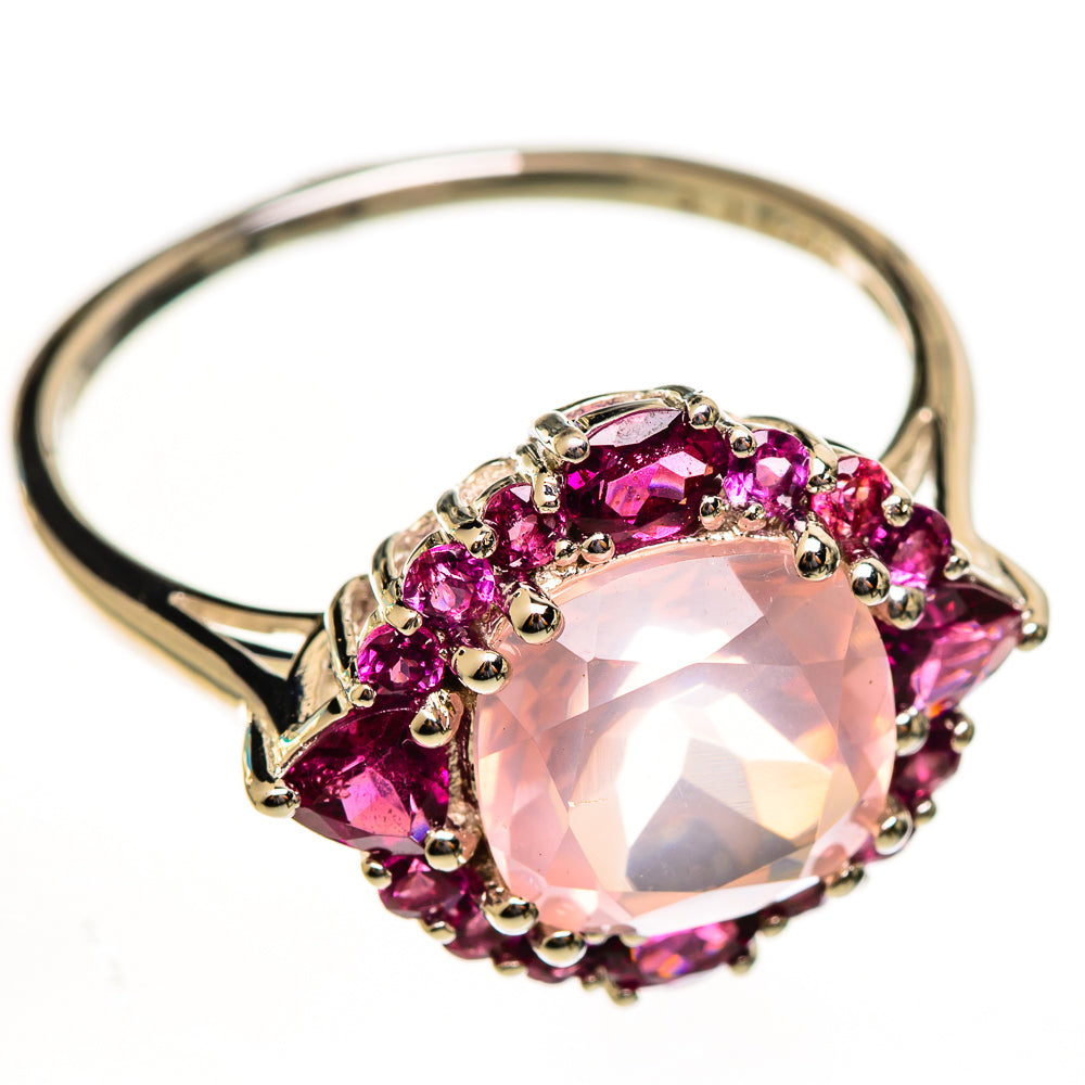 Rose Quartz Rings handcrafted by Ana Silver Co - RING113806 - Photo 2