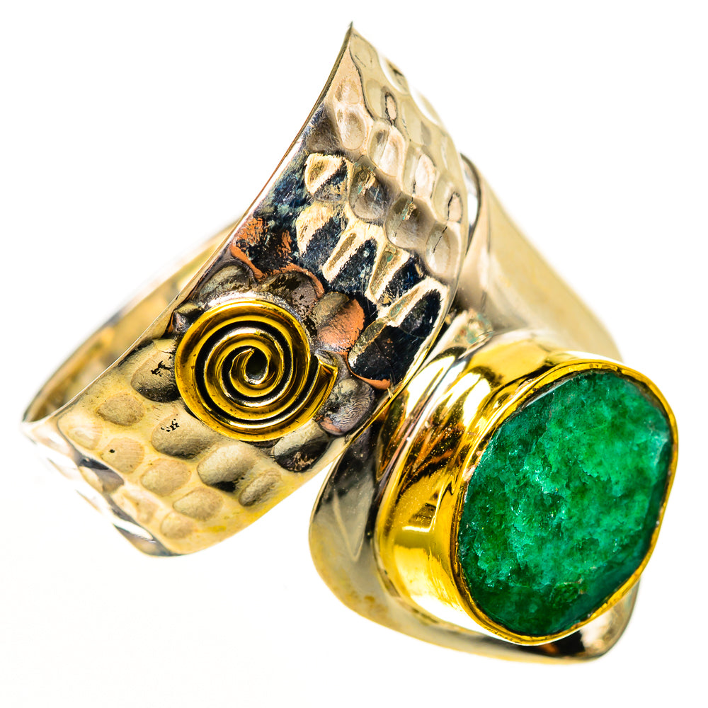 Green Sillimanite Rings handcrafted by Ana Silver Co - RING113837 - Photo 2