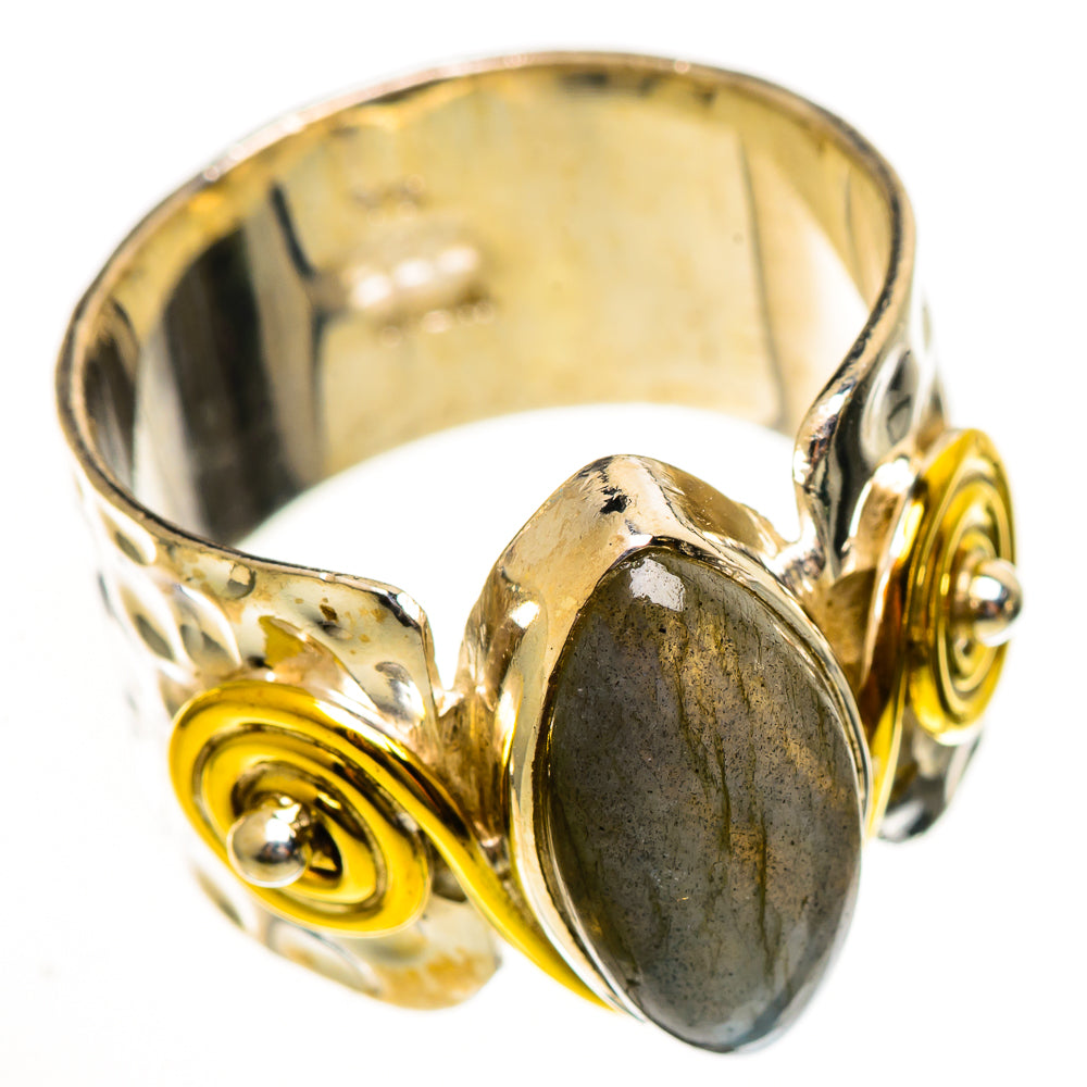 Labradorite Rings handcrafted by Ana Silver Co - RING113868 - Photo 2