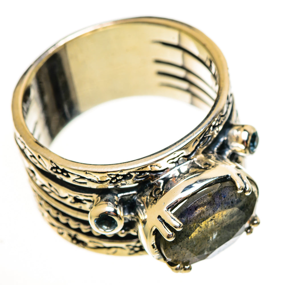 Labradorite Rings handcrafted by Ana Silver Co - RING113896 - Photo 2