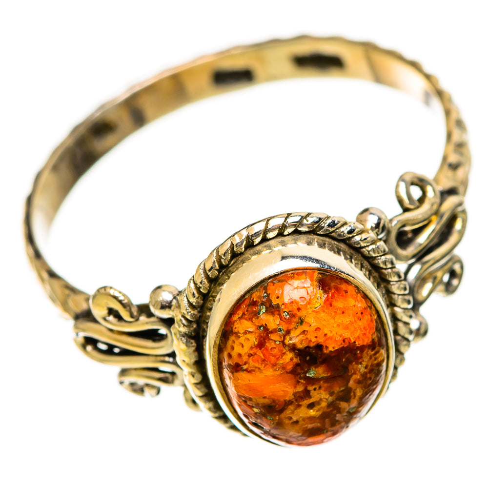 Sponge Coral Rings handcrafted by Ana Silver Co - RING113937 - Photo 2