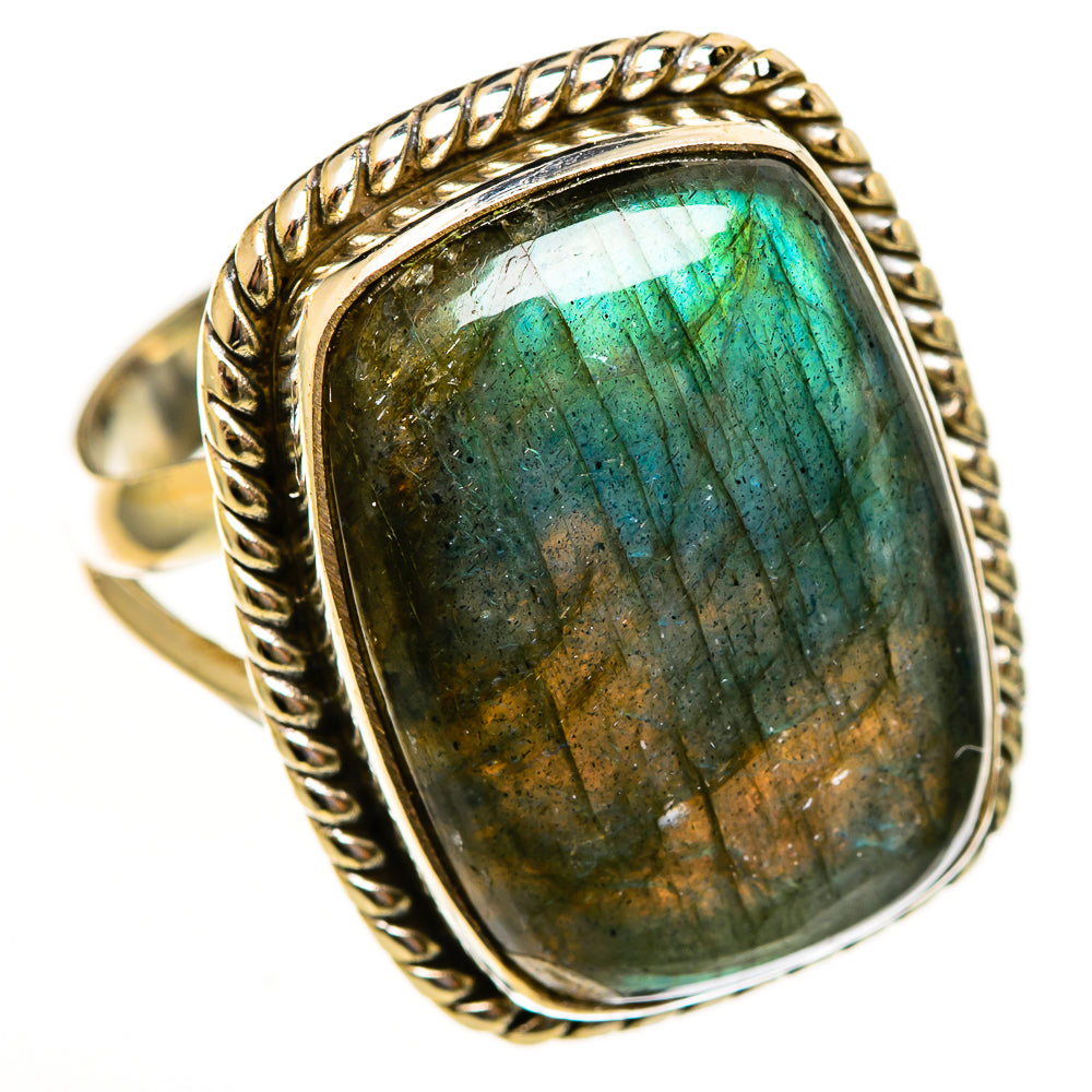 Labradorite Rings handcrafted by Ana Silver Co - RING113951 - Photo 2