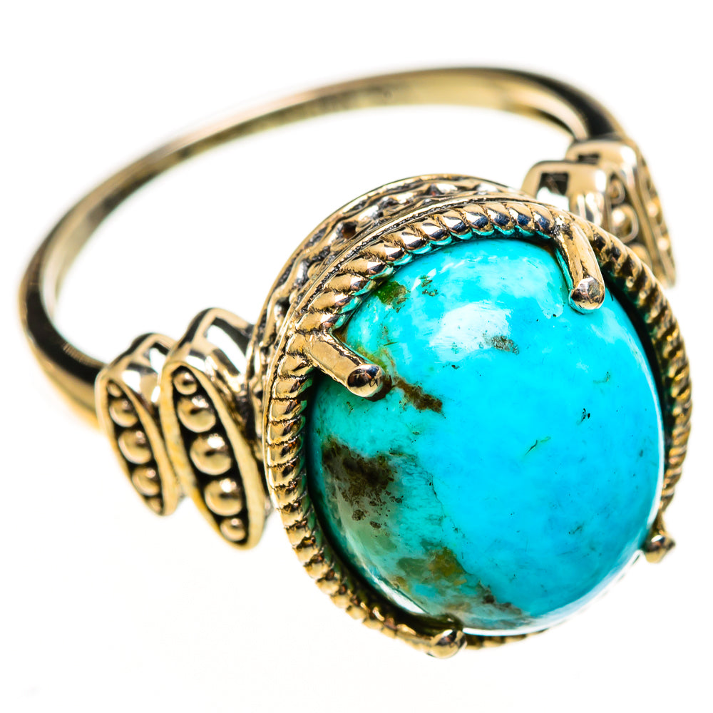 Chrysocolla Rings handcrafted by Ana Silver Co - RING113957 - Photo 2