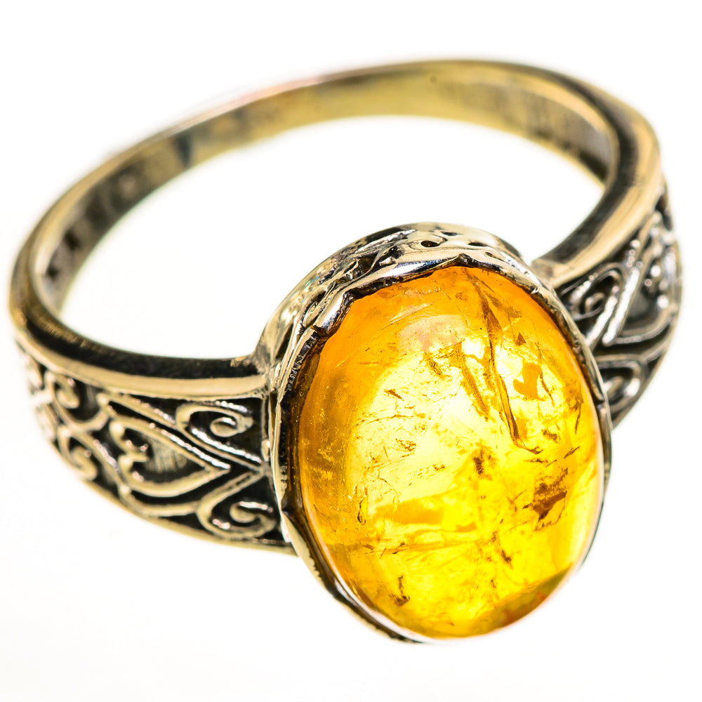 Citrine Rings handcrafted by Ana Silver Co - RING113969 - Photo 2