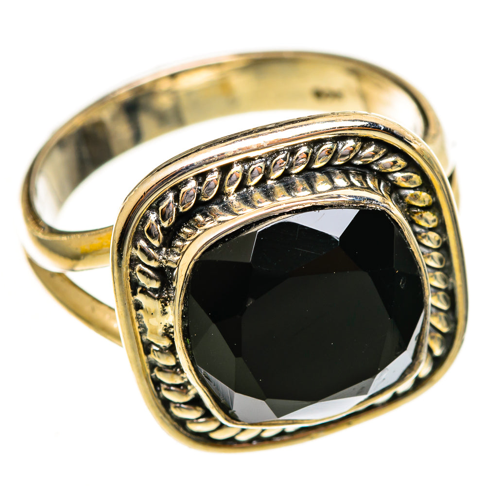 Black Onyx Rings handcrafted by Ana Silver Co - RING113975 - Photo 2