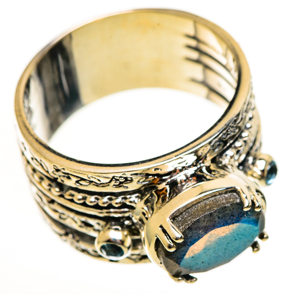 Labradorite Rings handcrafted by Ana Silver Co - RING113983 - Photo 2