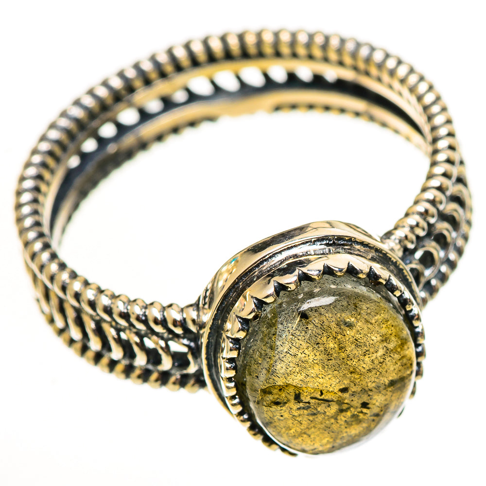 Labradorite Rings handcrafted by Ana Silver Co - RING113985 - Photo 2