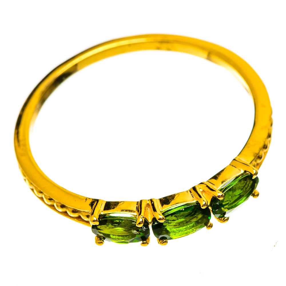 Chrome Diopside Rings handcrafted by Ana Silver Co - RING114020 - Photo 2