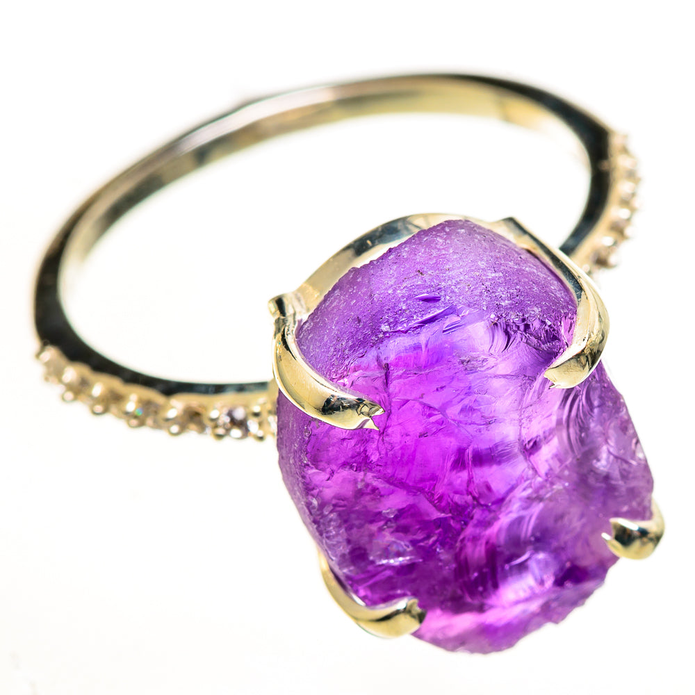 Amethyst Rings handcrafted by Ana Silver Co - RING114023 - Photo 2