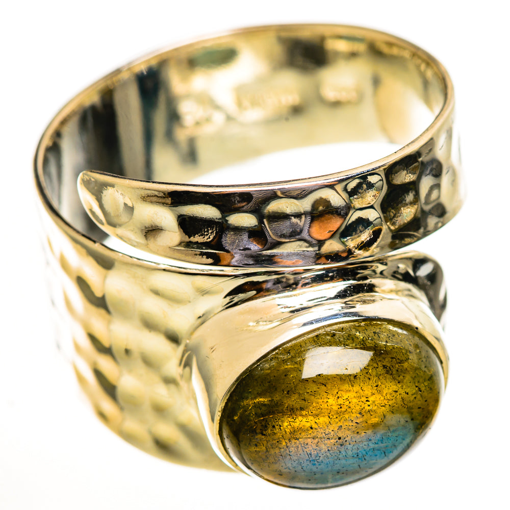 Labradorite Rings handcrafted by Ana Silver Co - RING114055 - Photo 2