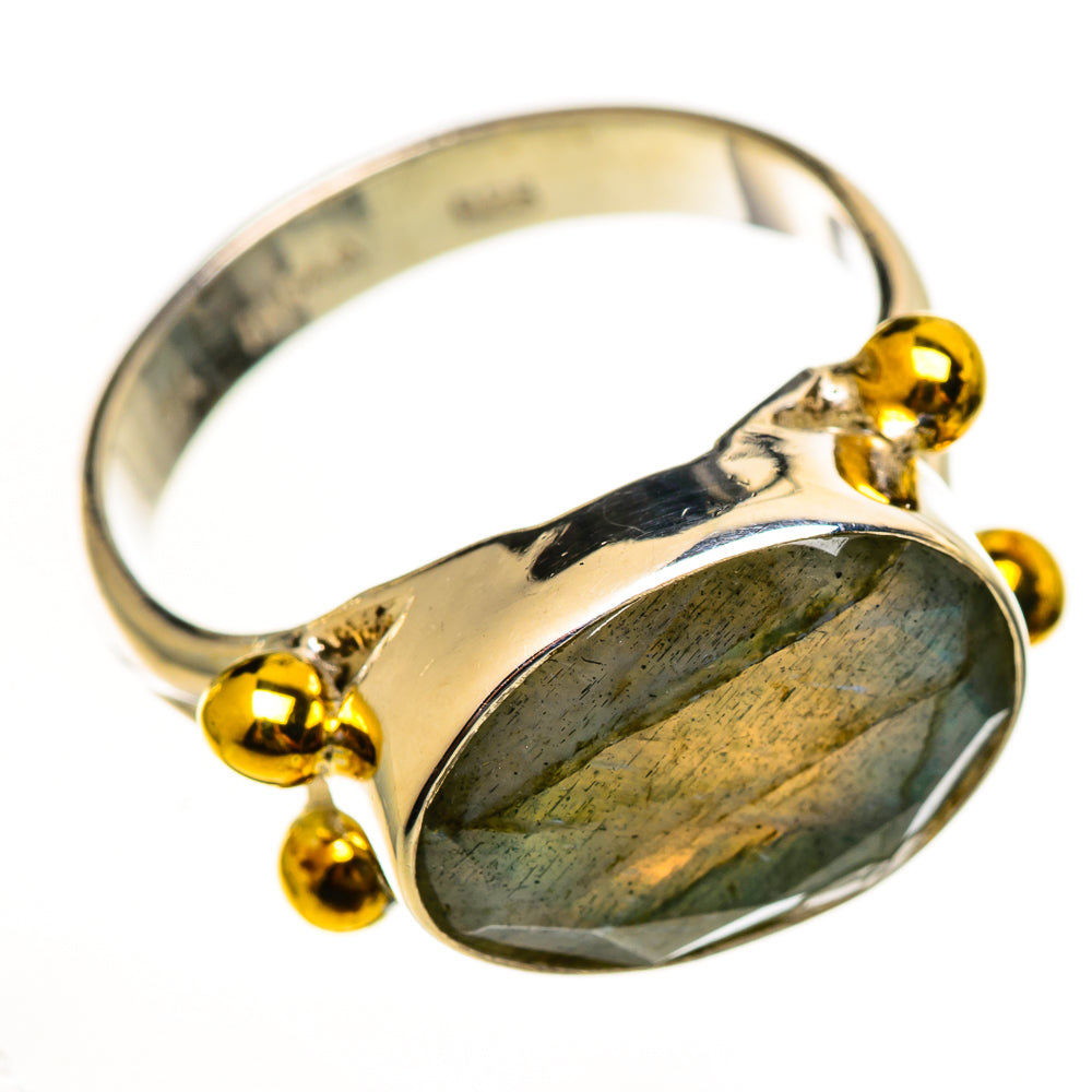 Labradorite Rings handcrafted by Ana Silver Co - RING114067 - Photo 2