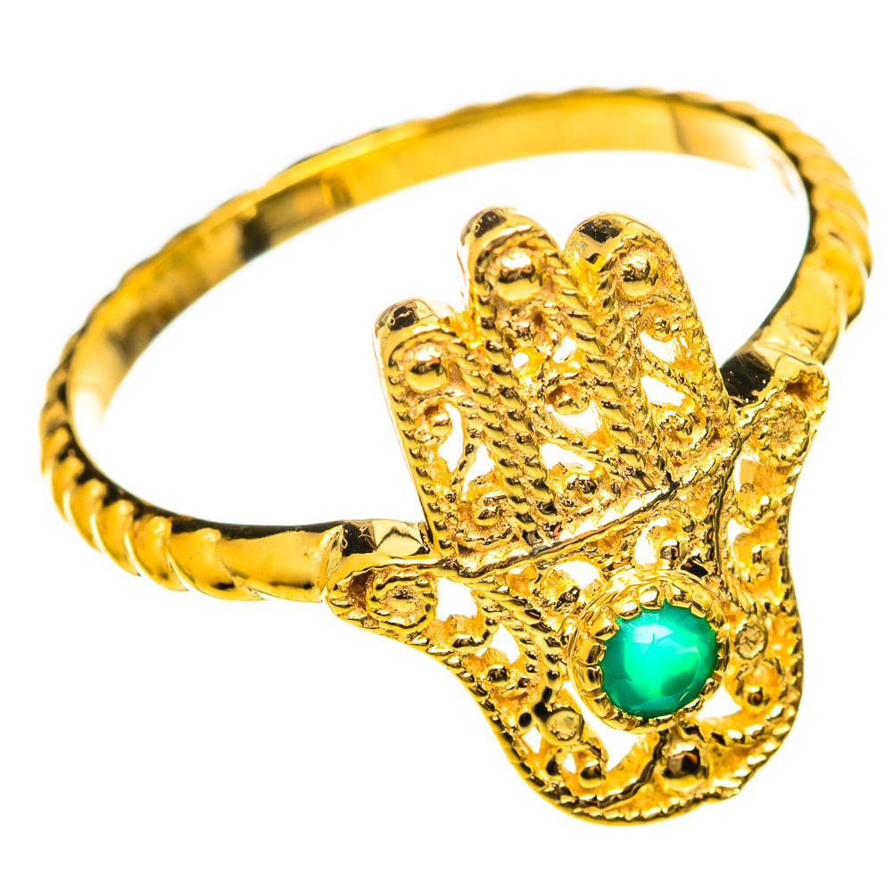 Green Onyx Rings handcrafted by Ana Silver Co - RING114088 - Photo 2