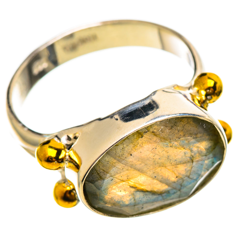 Labradorite Rings handcrafted by Ana Silver Co - RING114119 - Photo 2