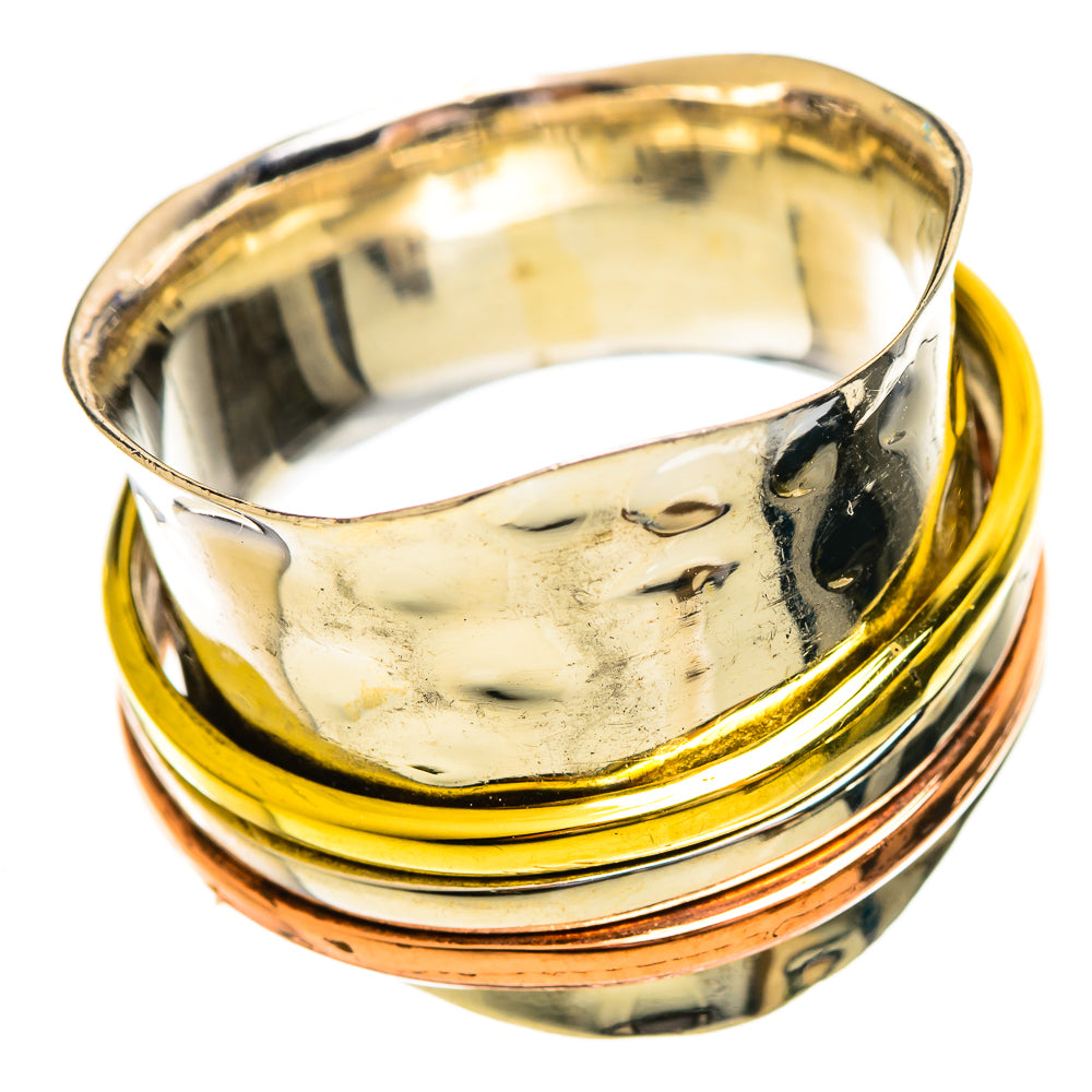 Meditation Spinner Rings handcrafted by Ana Silver Co - RING114122 - Photo 2