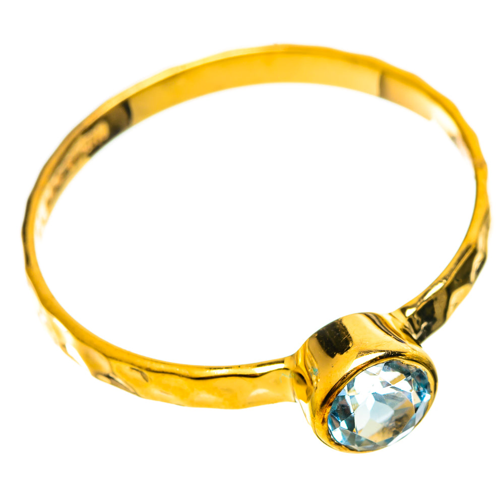 Blue Topaz Rings handcrafted by Ana Silver Co - RING114163 - Photo 2