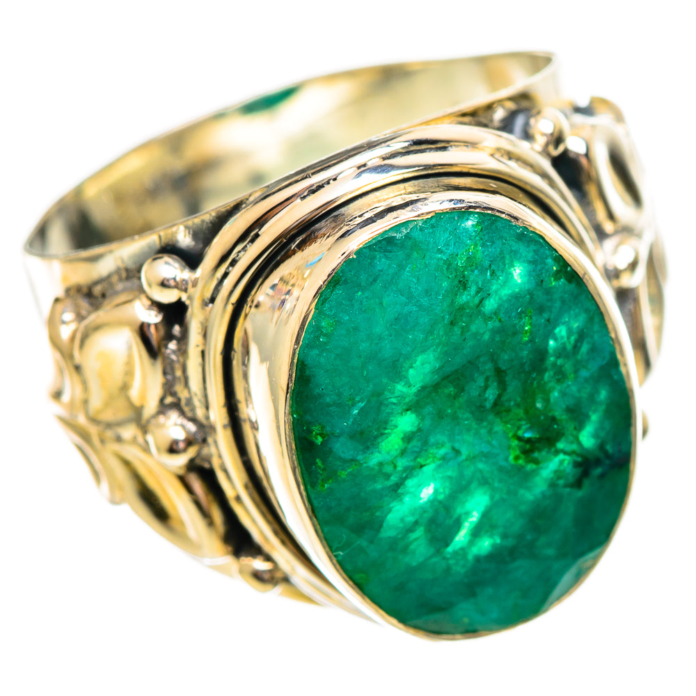 Green Sillimanite Rings handcrafted by Ana Silver Co - RING114169 - Photo 2