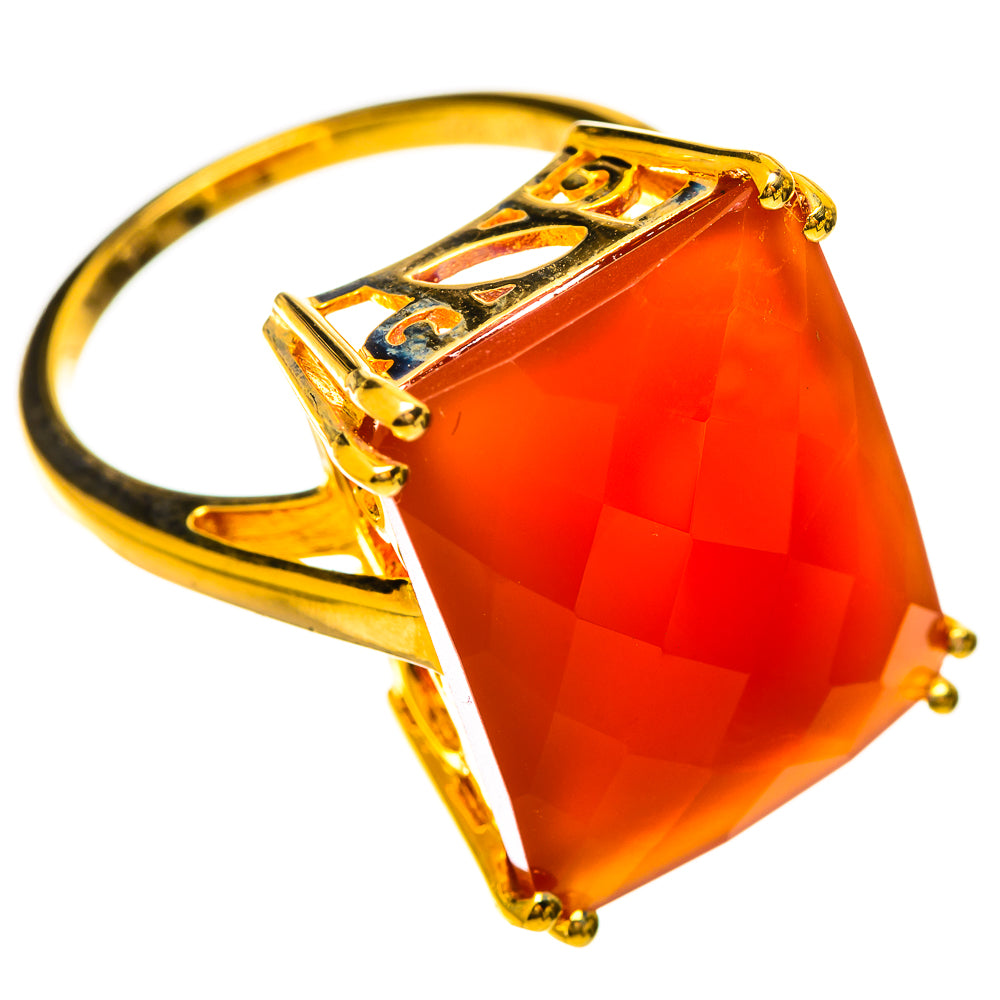 Red Onyx Rings handcrafted by Ana Silver Co - RING114222 - Photo 2