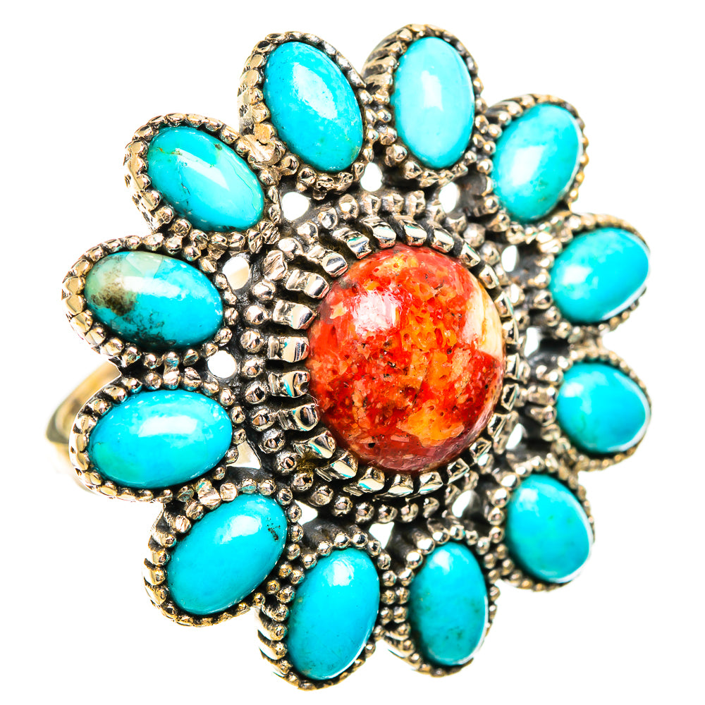Sponge Coral Rings handcrafted by Ana Silver Co - RING114235 - Photo 2