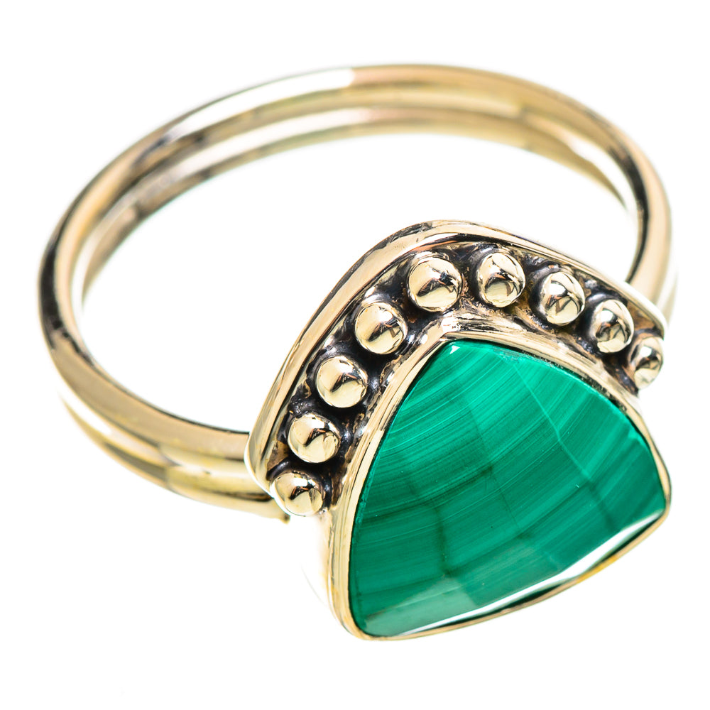 Malachite Rings handcrafted by Ana Silver Co - RING114251 - Photo 2