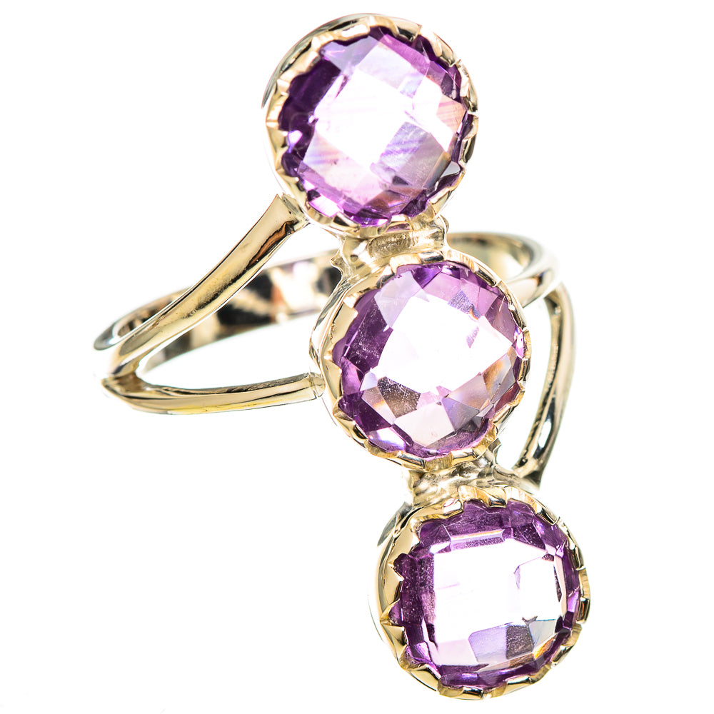 Amethyst Rings handcrafted by Ana Silver Co - RING114262 - Photo 2