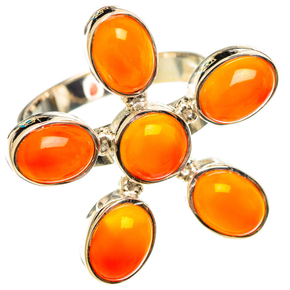Carnelian Rings handcrafted by Ana Silver Co - RING114313 - Photo 2