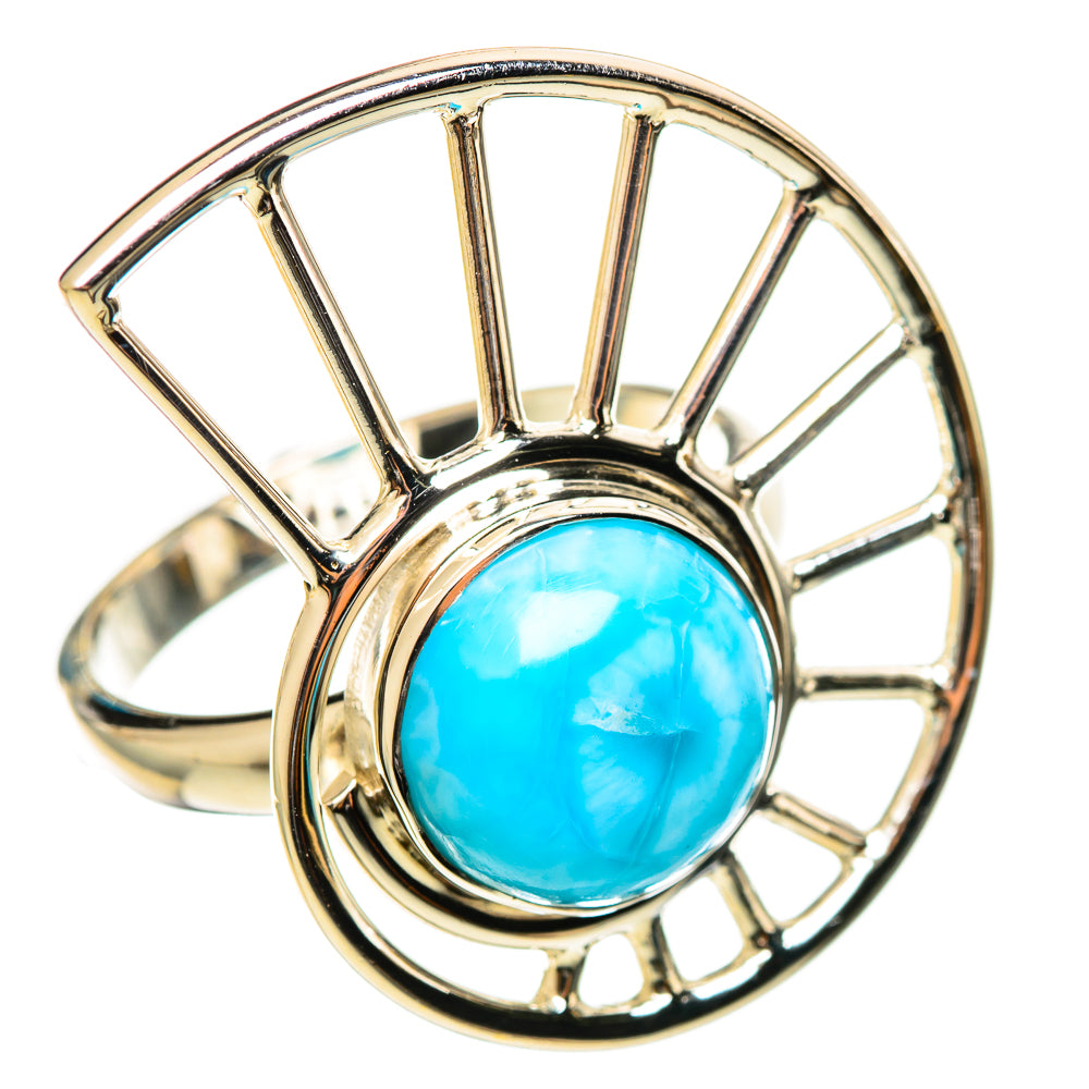 Larimar Rings handcrafted by Ana Silver Co - RING114337 - Photo 2