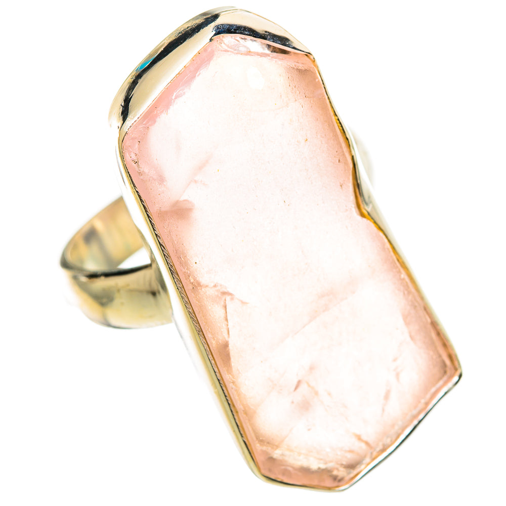Rose Quartz Rings handcrafted by Ana Silver Co - RING114472 - Photo 2