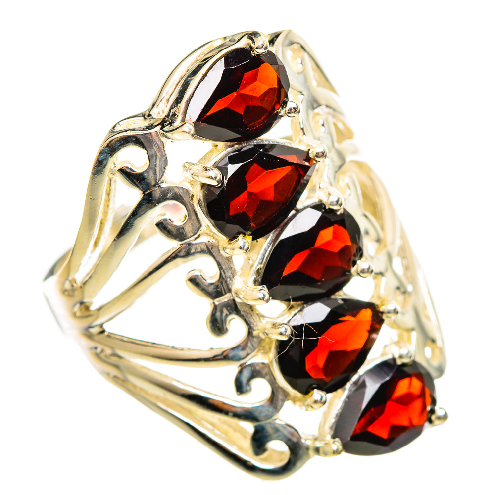 Garnet Rings handcrafted by Ana Silver Co - RING114474 - Photo 2