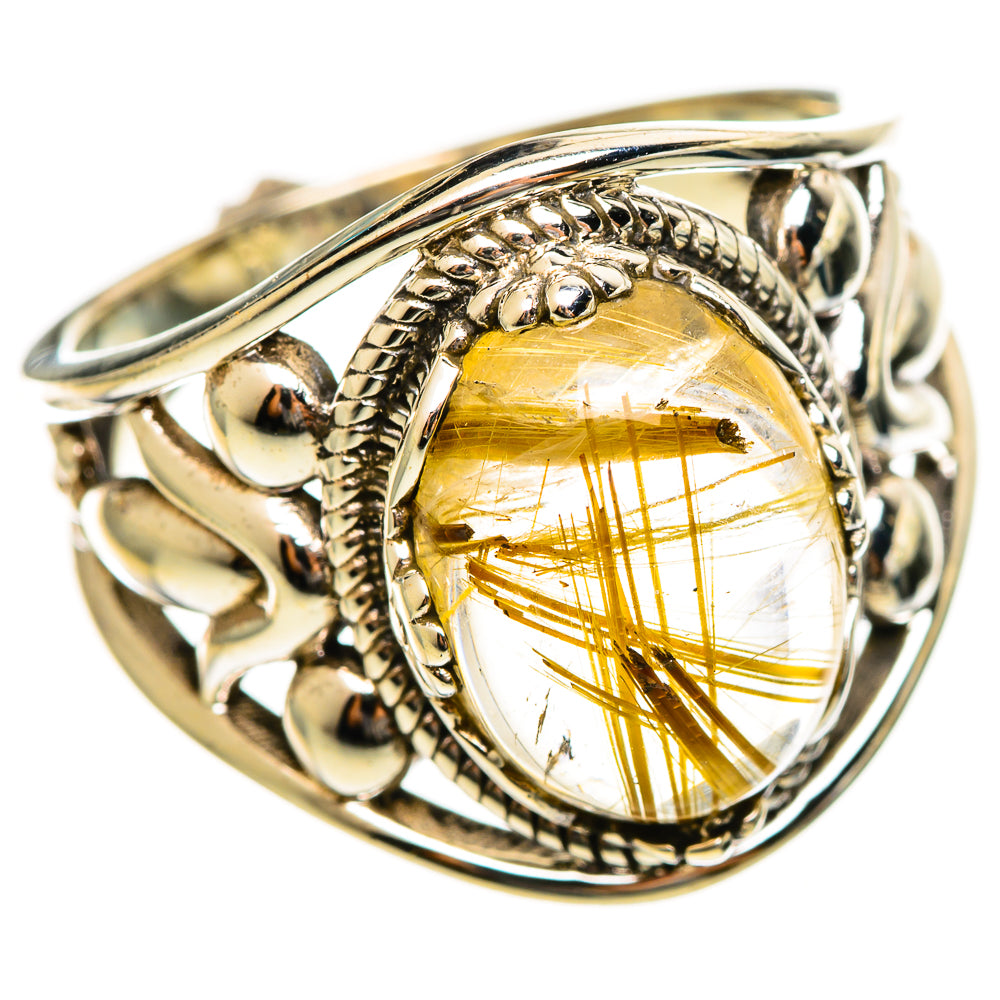 Rutilated Quartz Rings handcrafted by Ana Silver Co - RING114480 - Photo 2